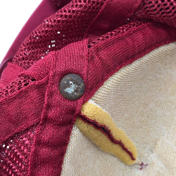 Trucker cap, mesh cap, free size unclear red type Vintage Second Hand