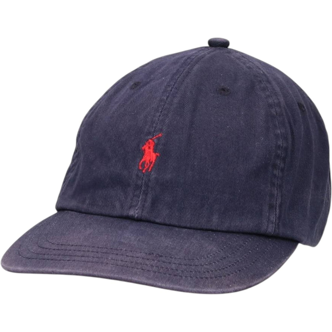 Ralph Lauren POLO by Ralph Lauren Baseball Cap, 6-Panel Cap, One Size Fits Most cotton navy blue type Vintage Second Hand