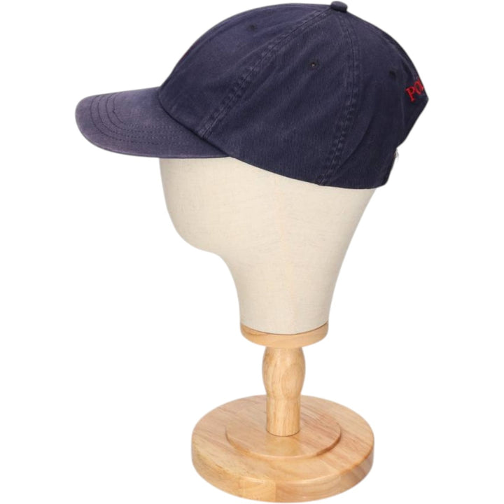 Ralph Lauren POLO by Ralph Lauren Baseball Cap, 6-Panel Cap, One Size Fits Most cotton navy blue type Vintage Second Hand