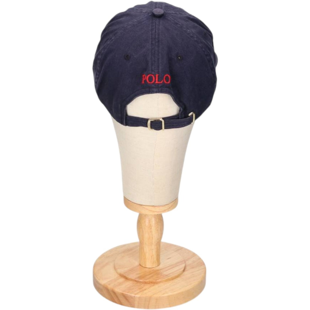 Ralph Lauren POLO by Ralph Lauren Baseball Cap, 6-Panel Cap, One Size Fits Most cotton navy blue type Vintage Second Hand