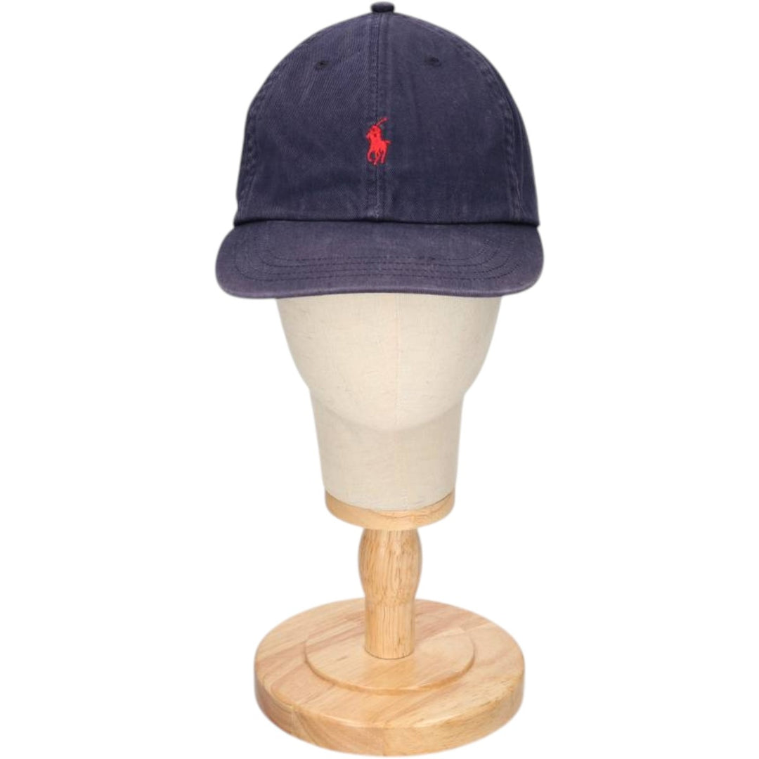 Ralph Lauren POLO by Ralph Lauren Baseball Cap, 6-Panel Cap, One Size Fits Most cotton navy blue type Vintage Second Hand
