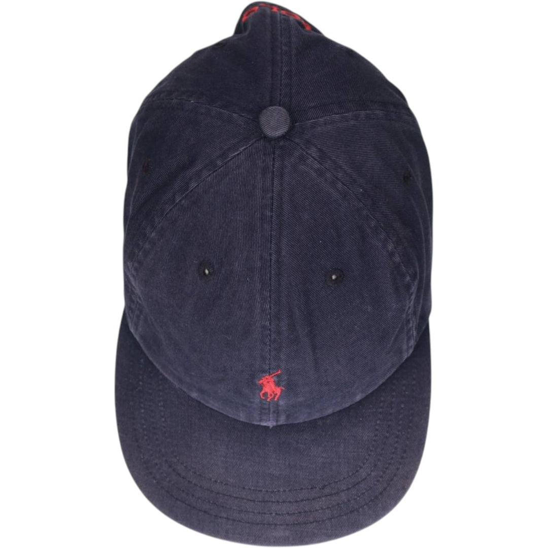 Ralph Lauren POLO by Ralph Lauren Baseball Cap, 6-Panel Cap, One Size Fits Most cotton navy blue type Vintage Second Hand