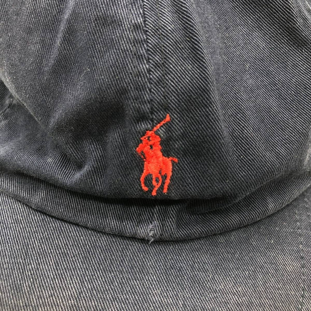 Ralph Lauren POLO by Ralph Lauren Baseball Cap, 6-Panel Cap, One Size Fits Most cotton navy blue type Vintage Second Hand