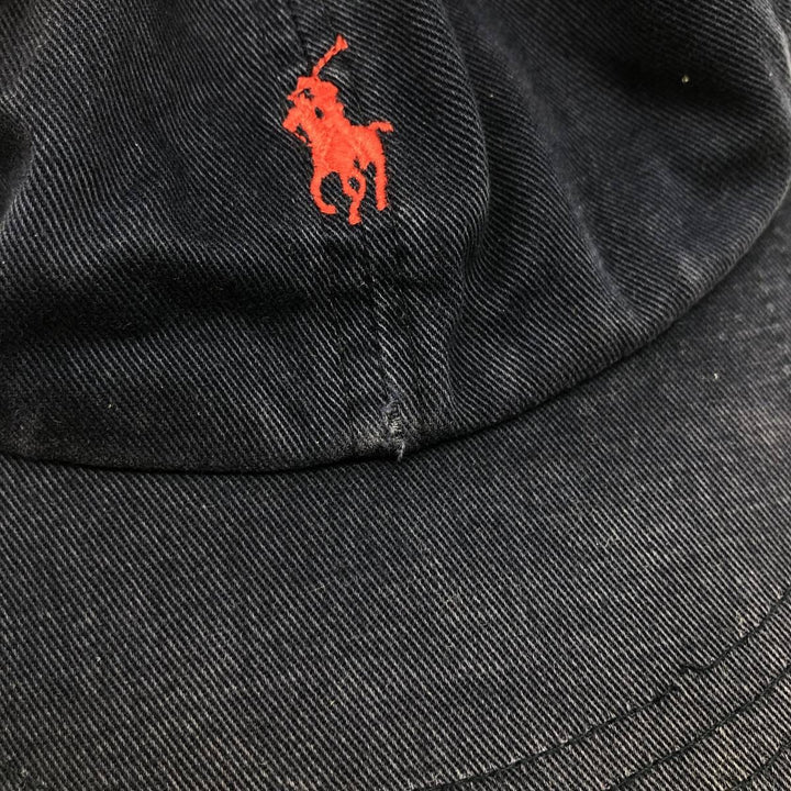 Ralph Lauren POLO by Ralph Lauren Baseball Cap, 6-Panel Cap, One Size Fits Most cotton navy blue type Vintage Second Hand