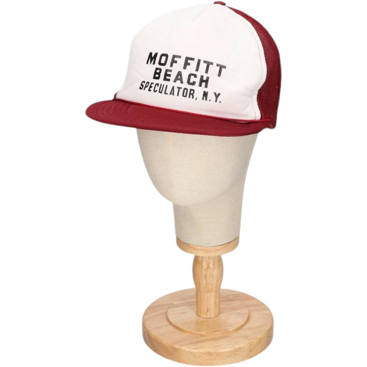 Seagull Tracker Cap Mesh Cap One Size Fits All polyester burgundy type Vintage Second Hand