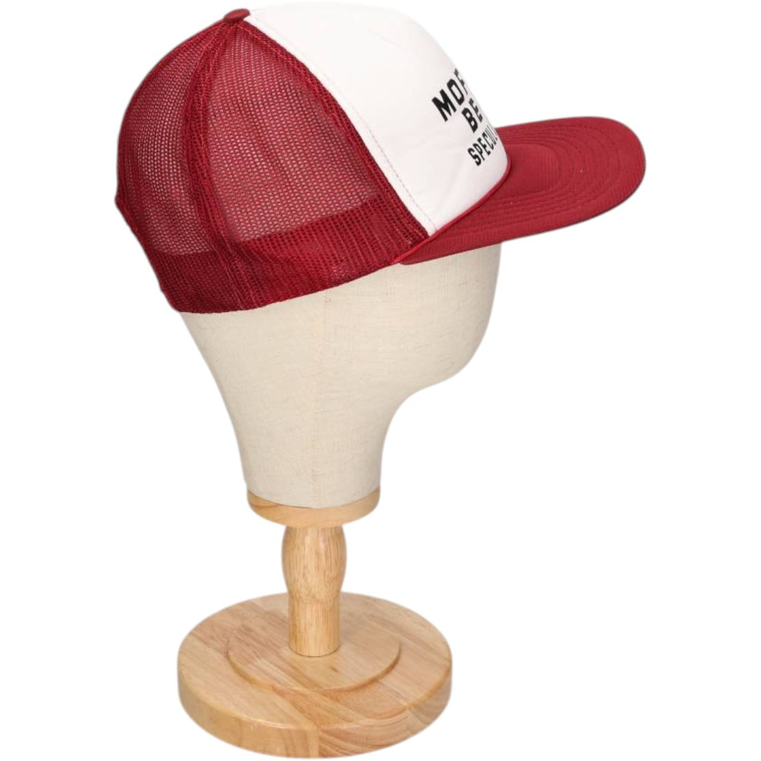 Seagull Tracker Cap Mesh Cap One Size Fits All polyester burgundy type Vintage Second Hand