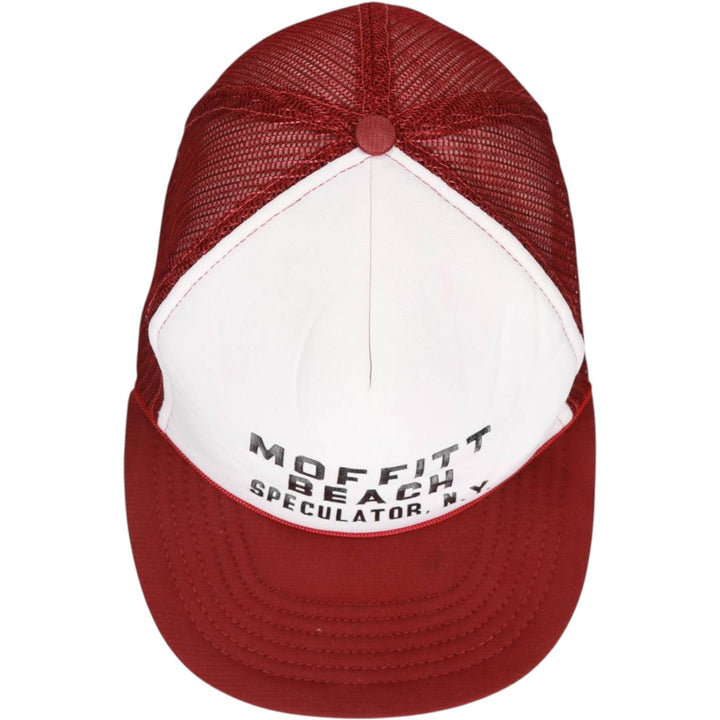 Seagull Tracker Cap Mesh Cap One Size Fits All polyester burgundy type Vintage Second Hand