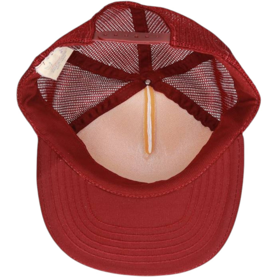 Seagull Tracker Cap Mesh Cap One Size Fits All polyester burgundy type Vintage Second Hand