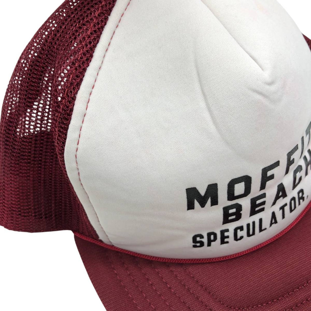 Seagull Tracker Cap Mesh Cap One Size Fits All polyester burgundy type Vintage Second Hand