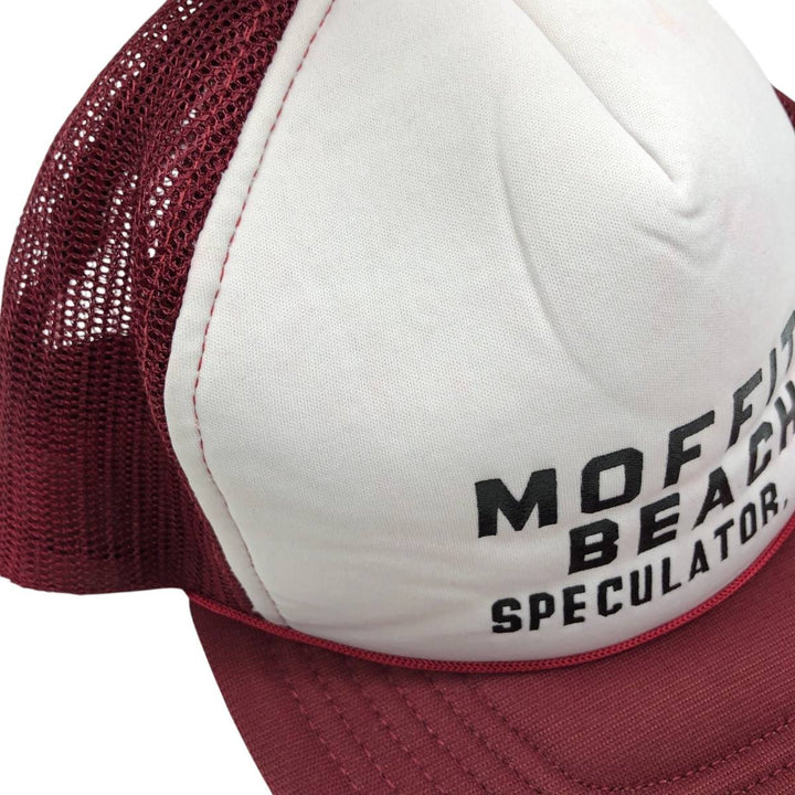 Seagull Tracker Cap Mesh Cap One Size Fits All polyester burgundy type Vintage Second Hand