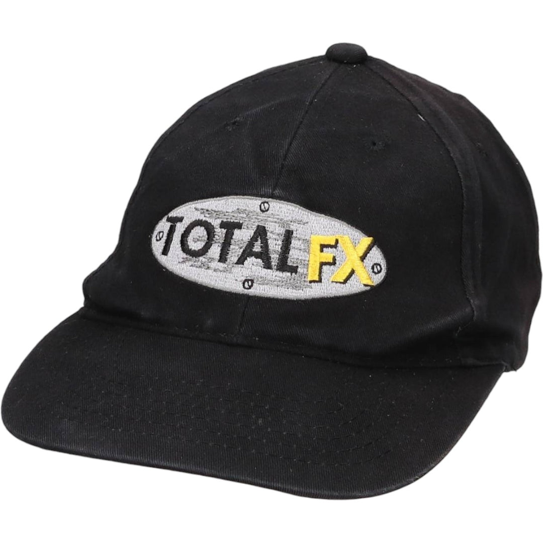 AJM TOTAL FX Advertising 6-Panel Cap, One Size Fits All cotton black type Vintage Second Hand