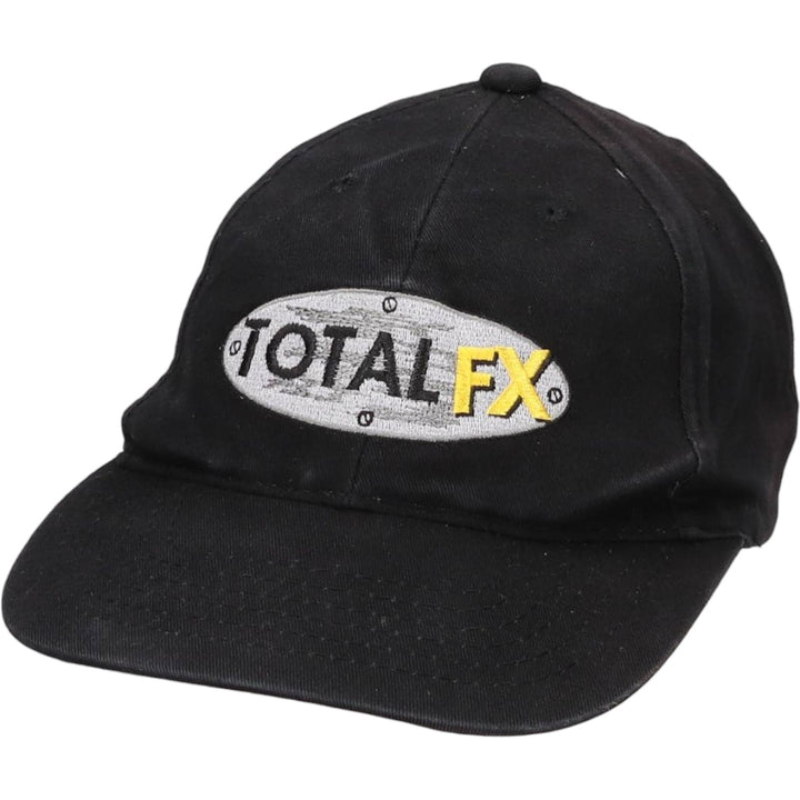 AJM TOTAL FX Advertising 6-Panel Cap, One Size Fits All cotton black type Vintage Second Hand