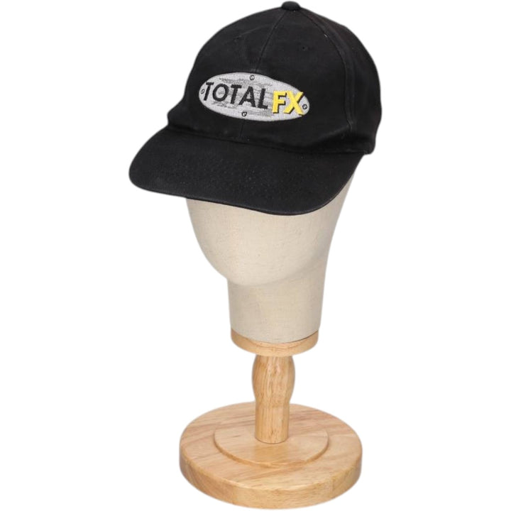 AJM TOTAL FX Advertising 6-Panel Cap, One Size Fits All cotton black type Vintage Second Hand