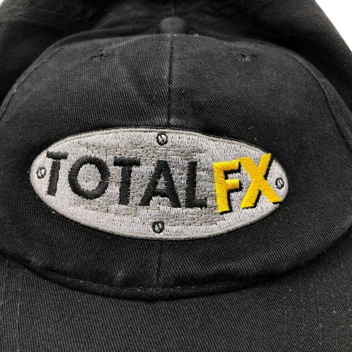 AJM TOTAL FX Advertising 6-Panel Cap, One Size Fits All cotton black type Vintage Second Hand