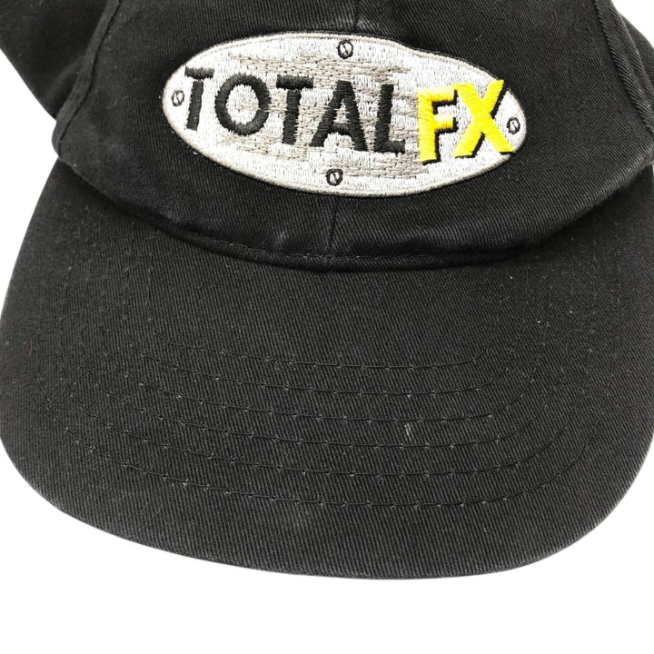 AJM TOTAL FX Advertising 6-Panel Cap, One Size Fits All cotton black type Vintage Second Hand