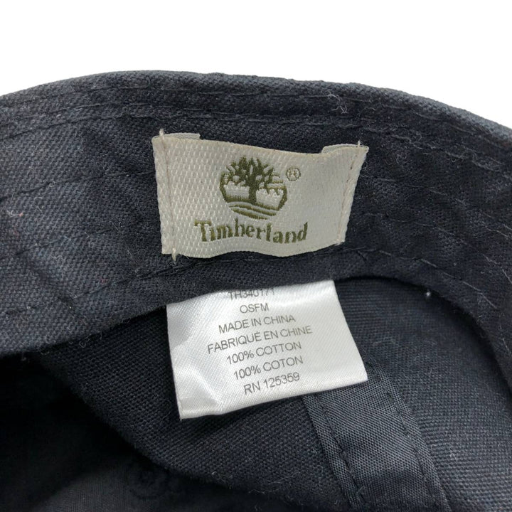 Timberland brand 6-panel cap, one size fits all. cotton black type Vintage Second Hand