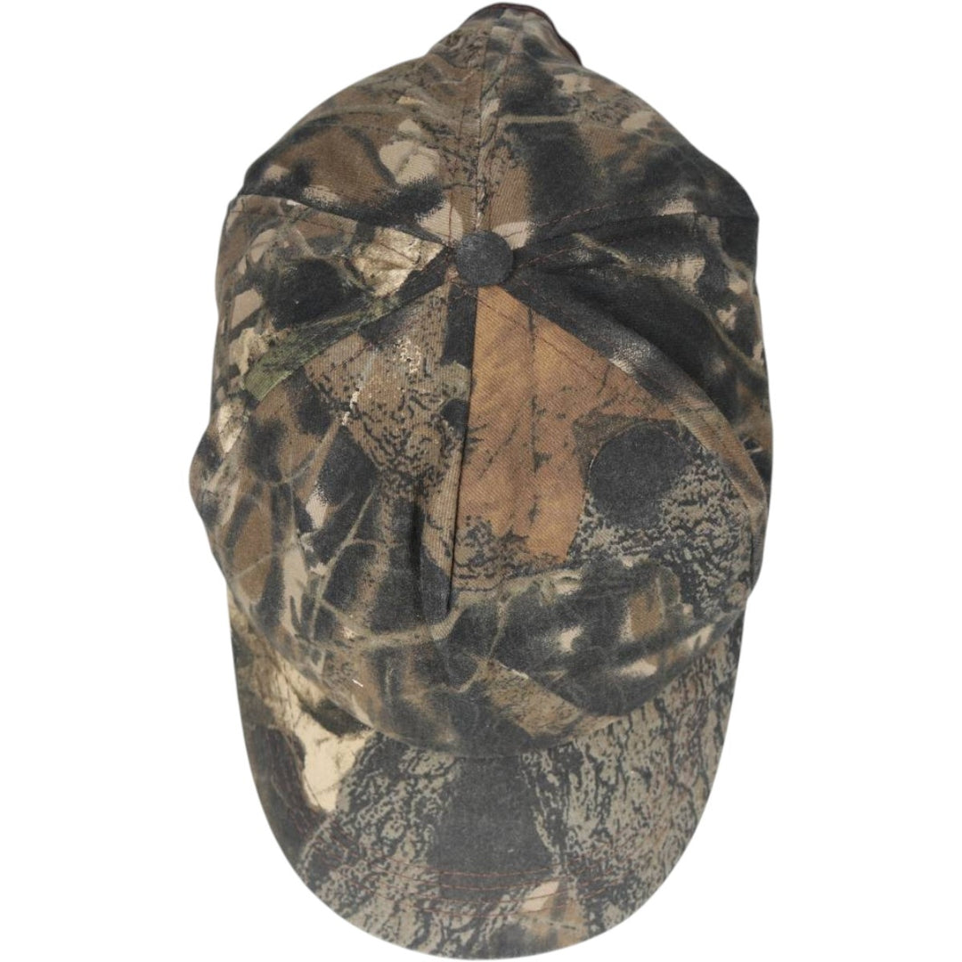 Camouflage Pattern RealTree Camo Embroidered 6-Panel Cap (Ambi) - One Size Fits All - Snapback unclear Khaki type sage green Vintage Second Hand