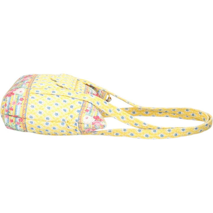Vera Bradley all-over print quilted floral shoulder bag unclear yellow type Vintage Second Hand