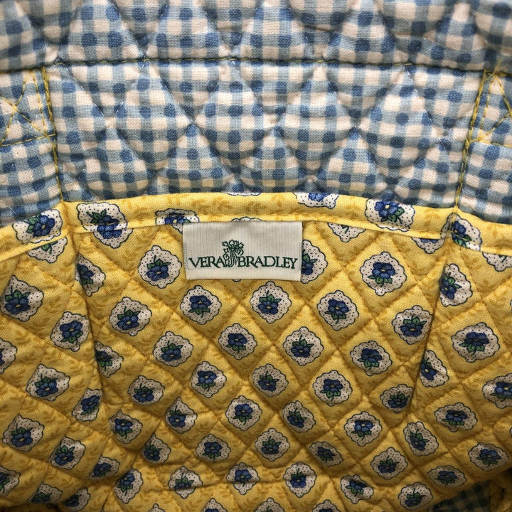 Vera Bradley all-over print quilted floral shoulder bag unclear yellow type Vintage Second Hand