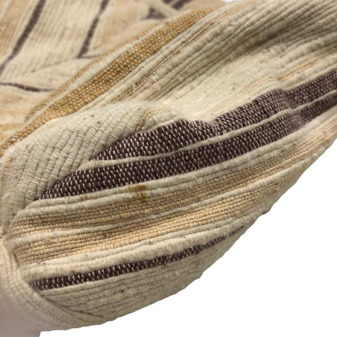 Vintage 60s-70'S Carpetbags of America Stripe Pattern Multi-Stripe Shoulder Bag unclear ivory Vintage Second Hand