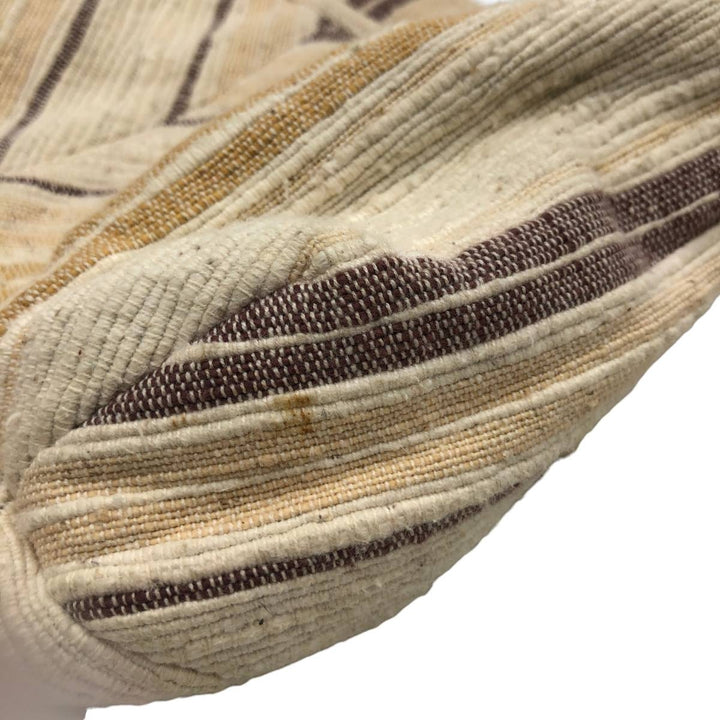 Vintage 60s-70'S Carpetbags of America Stripe Pattern Multi-Stripe Shoulder Bag unclear ivory Vintage Second Hand