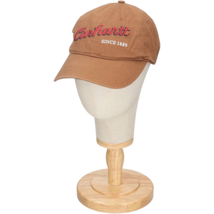 2000'S Carhartt Baseball Cap, 6-Panel Cap, One Size Fits All cotton brown type Vintage Second Hand