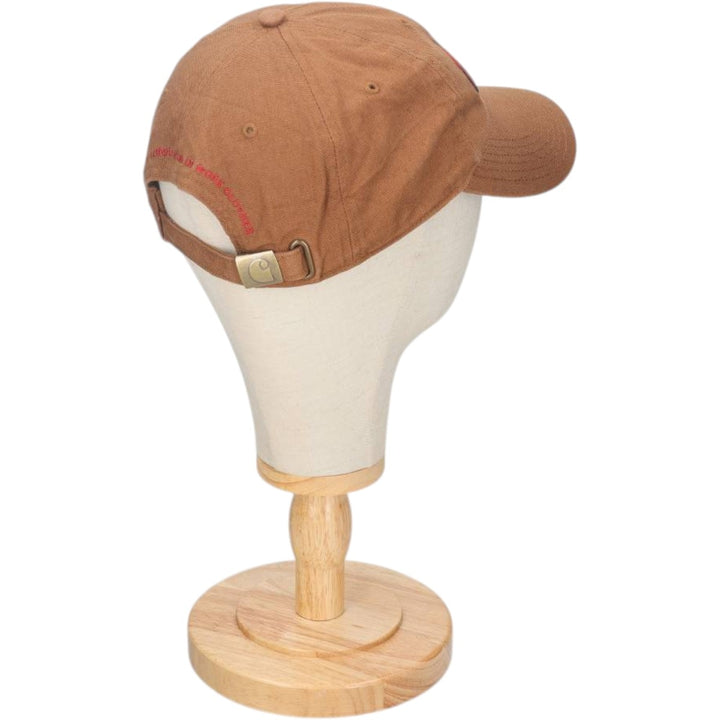 2000'S Carhartt Baseball Cap, 6-Panel Cap, One Size Fits All cotton brown type Vintage Second Hand