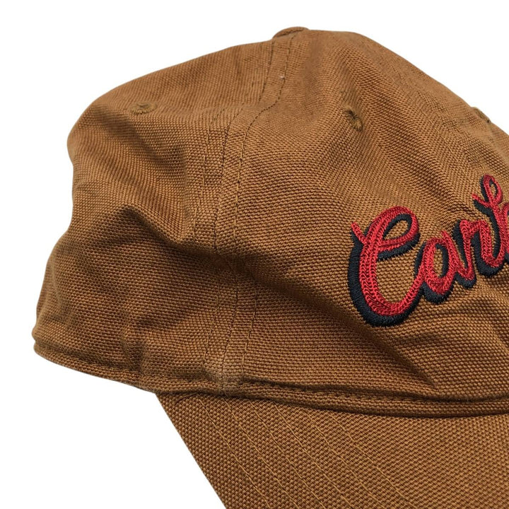 2000'S Carhartt Baseball Cap, 6-Panel Cap, One Size Fits All cotton brown type Vintage Second Hand