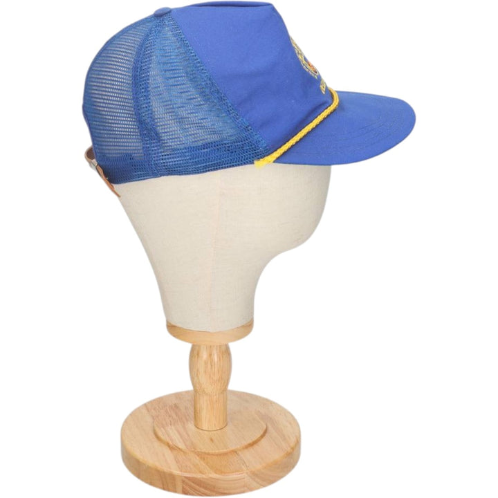 90'S AMATEUR TRAPSHOOTING Trucker Cap Mesh Cap Made in USA One Size Fits All Vintage unclear blue type Vintage Second Hand
