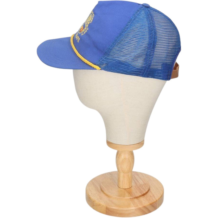 90'S AMATEUR TRAPSHOOTING Trucker Cap Mesh Cap Made in USA One Size Fits All Vintage unclear blue type Vintage Second Hand