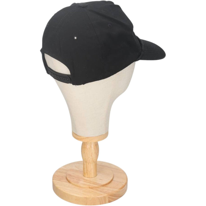 80s-90'S YUPOONG Baseball Cap, One Size Fits All, Vintage cotton black type Vintage Second Hand