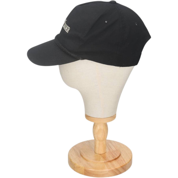80s-90'S YUPOONG Baseball Cap, One Size Fits All, Vintage cotton black type Vintage Second Hand