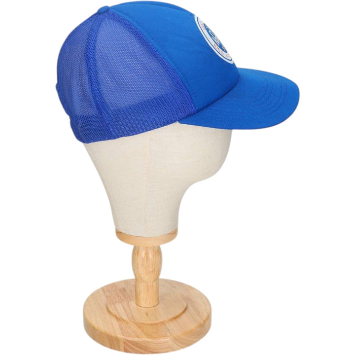 80'S Downers Kroger Advertising Mesh Cap, One Size Fits All, Vintage unclear blue type Vintage Second Hand