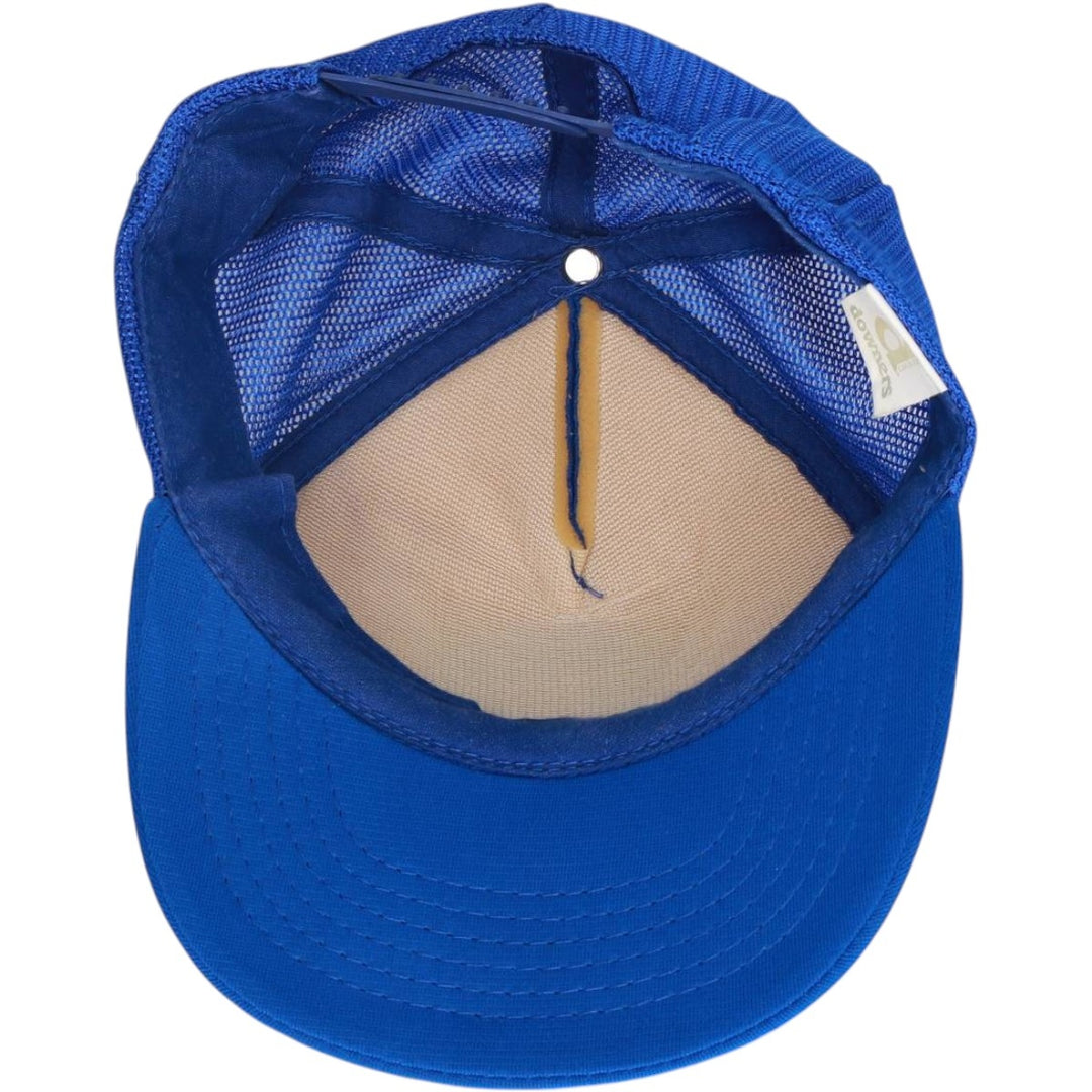 80'S Downers Kroger Advertising Mesh Cap, One Size Fits All, Vintage unclear blue type Vintage Second Hand