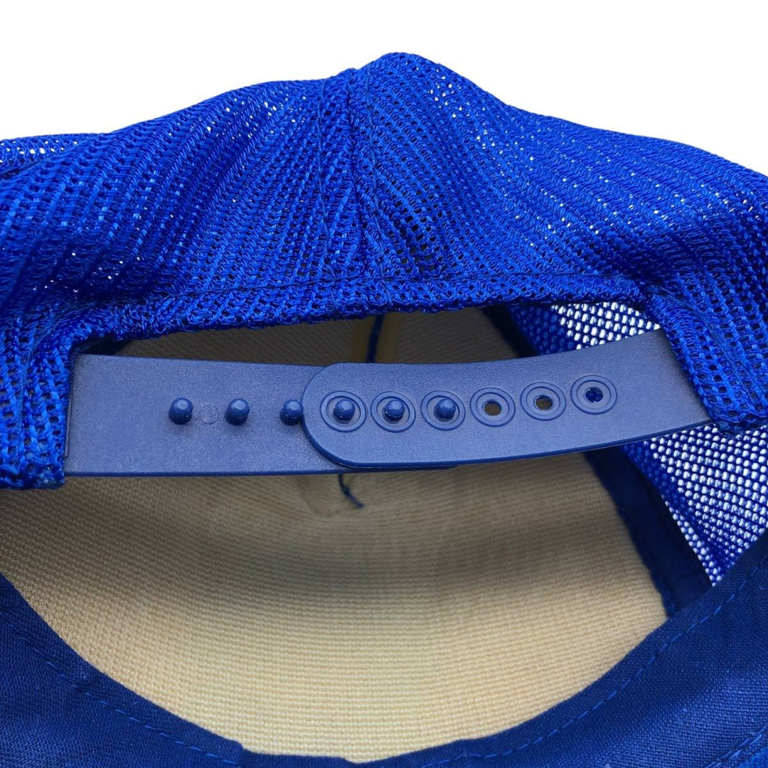 80'S Downers Kroger Advertising Mesh Cap, One Size Fits All, Vintage unclear blue type Vintage Second Hand