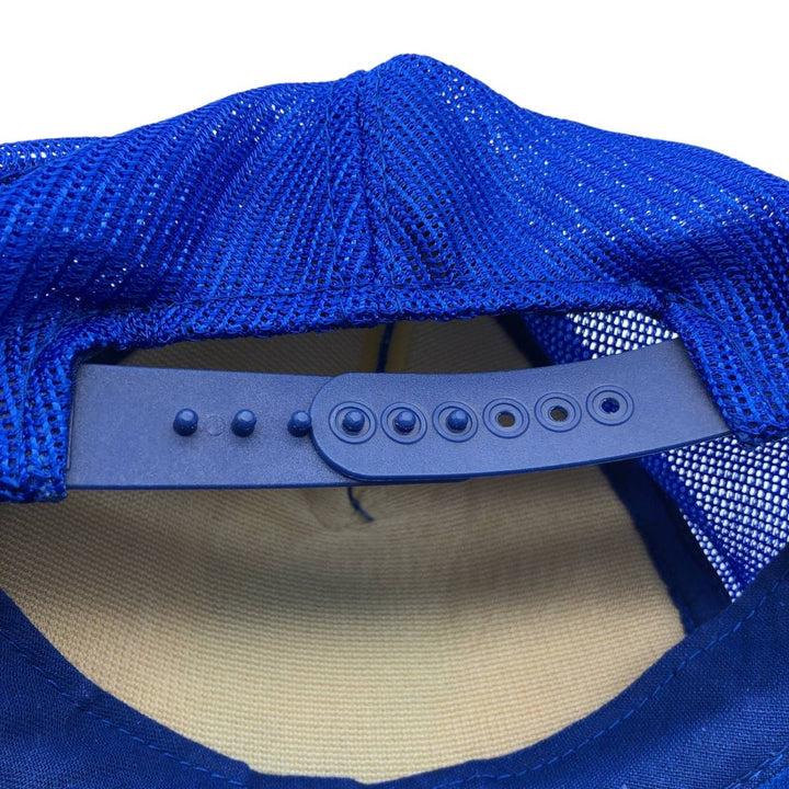 80'S Downers Kroger Advertising Mesh Cap, One Size Fits All, Vintage unclear blue type Vintage Second Hand