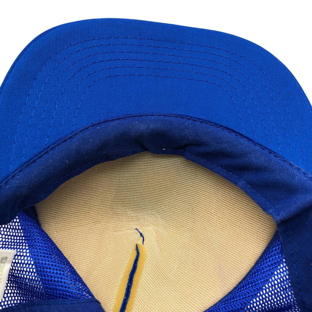 80'S Downers Kroger Advertising Mesh Cap, One Size Fits All, Vintage unclear blue type Vintage Second Hand