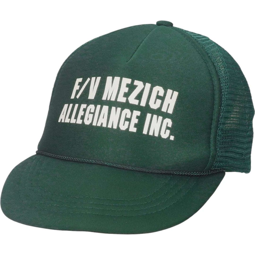 90'S Otto Trucker Cap Mesh Cap, One Size Fits All, Vintage polyester green type Vintage Second Hand