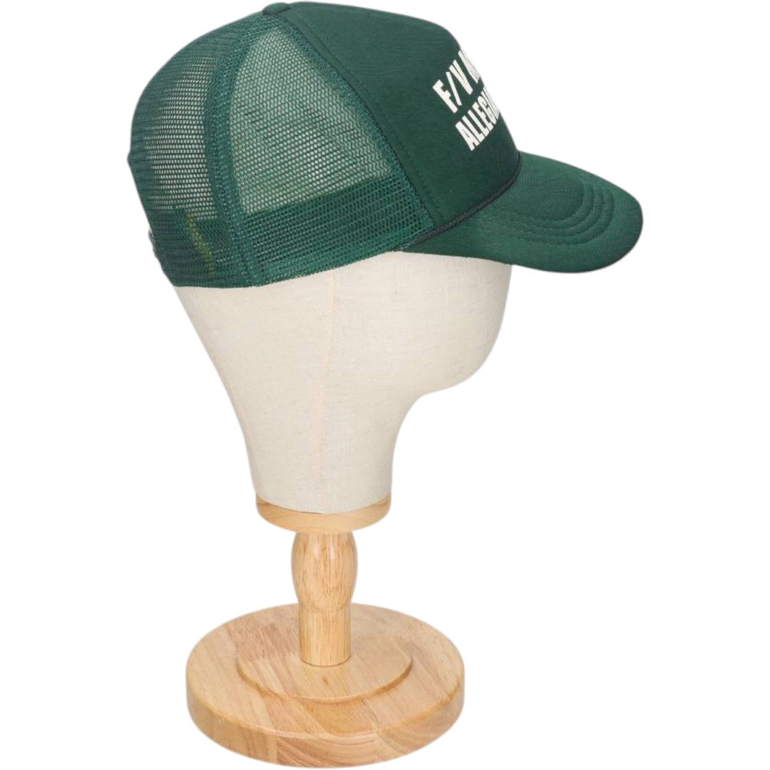 90'S Otto Trucker Cap Mesh Cap, One Size Fits All, Vintage polyester green type Vintage Second Hand