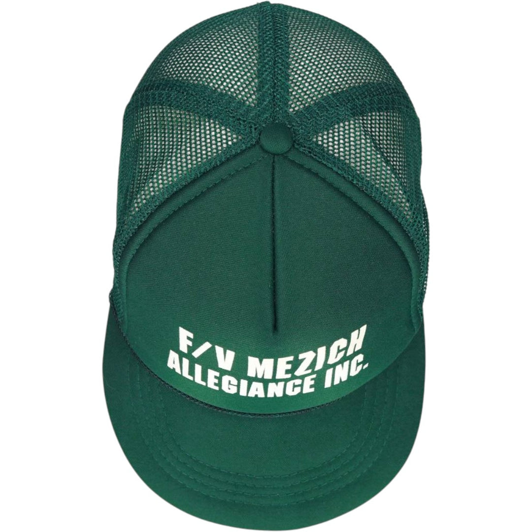 90'S Otto Trucker Cap Mesh Cap, One Size Fits All, Vintage polyester green type Vintage Second Hand