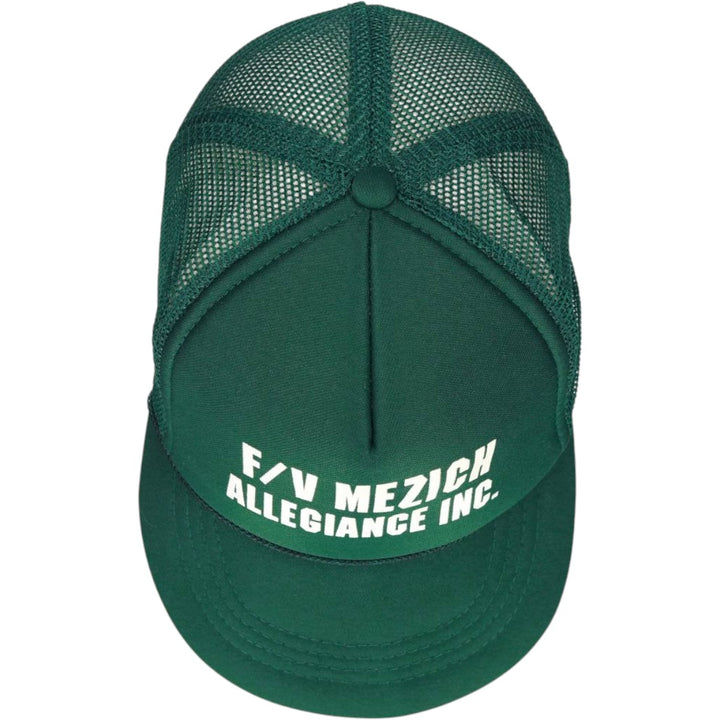 90'S Otto Trucker Cap Mesh Cap, One Size Fits All, Vintage polyester green type Vintage Second Hand