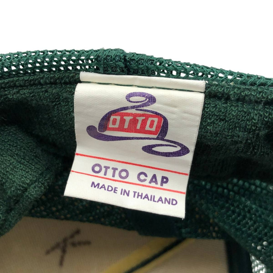90'S Otto Trucker Cap Mesh Cap, One Size Fits All, Vintage polyester green type Vintage Second Hand
