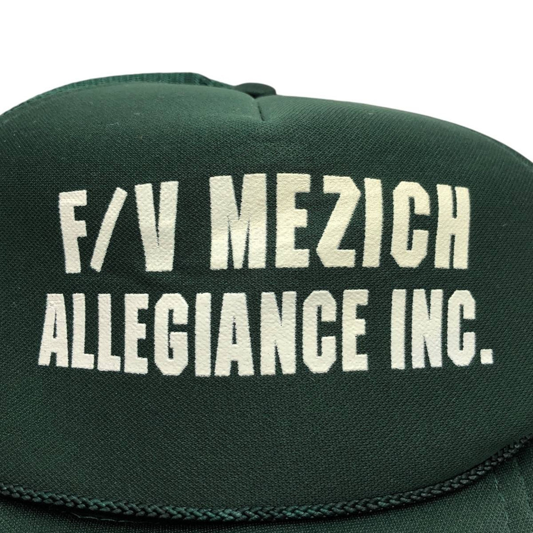 90'S Otto Trucker Cap Mesh Cap, One Size Fits All, Vintage polyester green type Vintage Second Hand