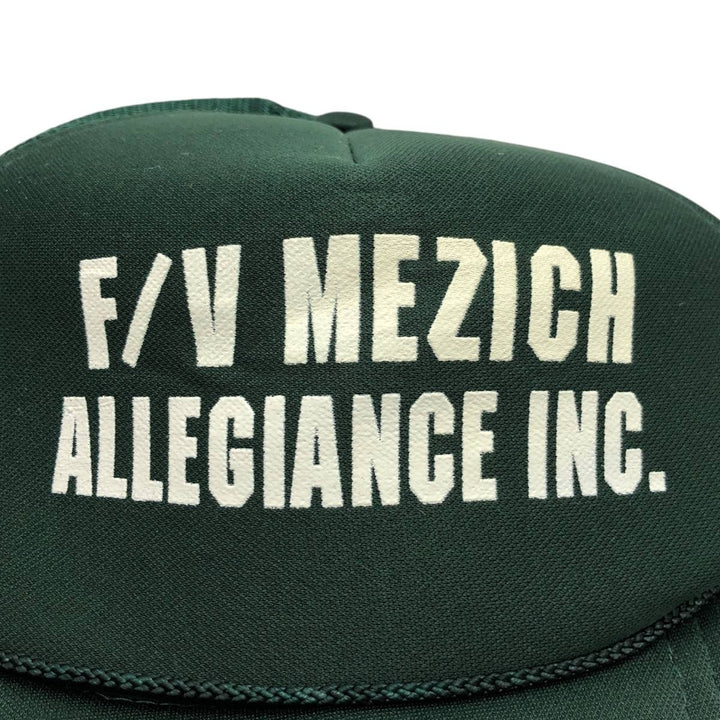 90'S Otto Trucker Cap Mesh Cap, One Size Fits All, Vintage polyester green type Vintage Second Hand