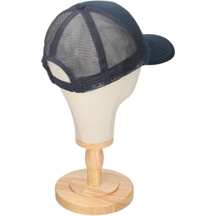 Mesh cap, one size fits all. polyester navy blue type Vintage Second Hand