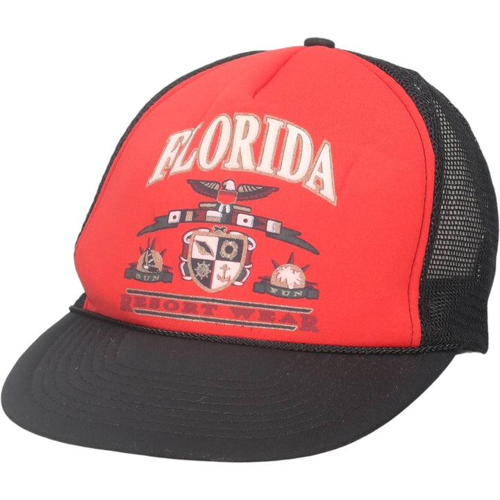 80s-90'S MOHR'S Trucker Cap Mesh Cap, One Size Fits All, Vintage unclear black type Vintage Second Hand