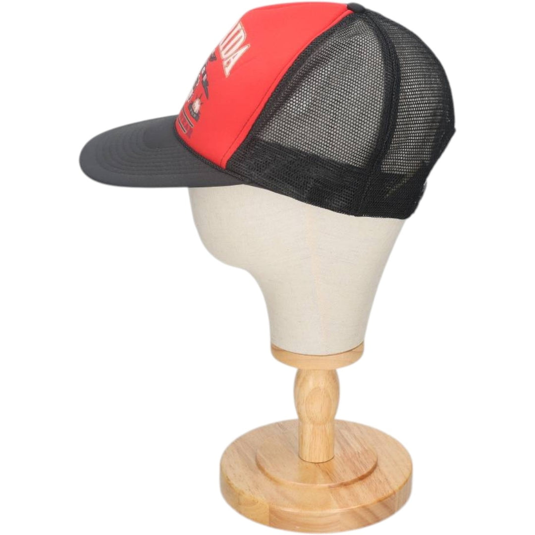 80s-90'S MOHR'S Trucker Cap Mesh Cap, One Size Fits All, Vintage unclear black type Vintage Second Hand