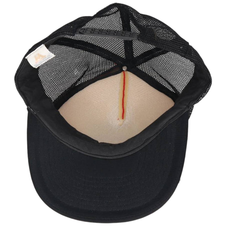 80s-90'S MOHR'S Trucker Cap Mesh Cap, One Size Fits All, Vintage unclear black type Vintage Second Hand