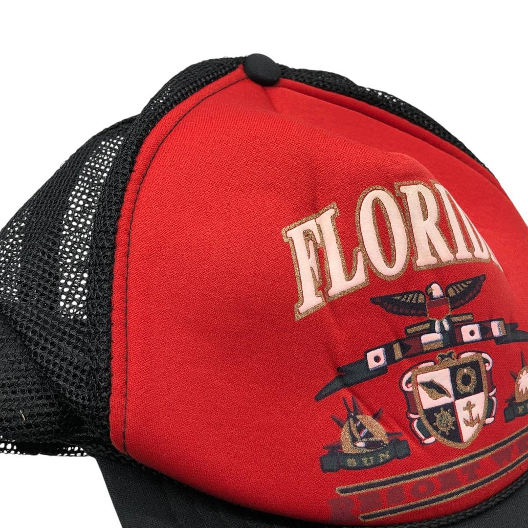 80s-90'S MOHR'S Trucker Cap Mesh Cap, One Size Fits All, Vintage unclear black type Vintage Second Hand