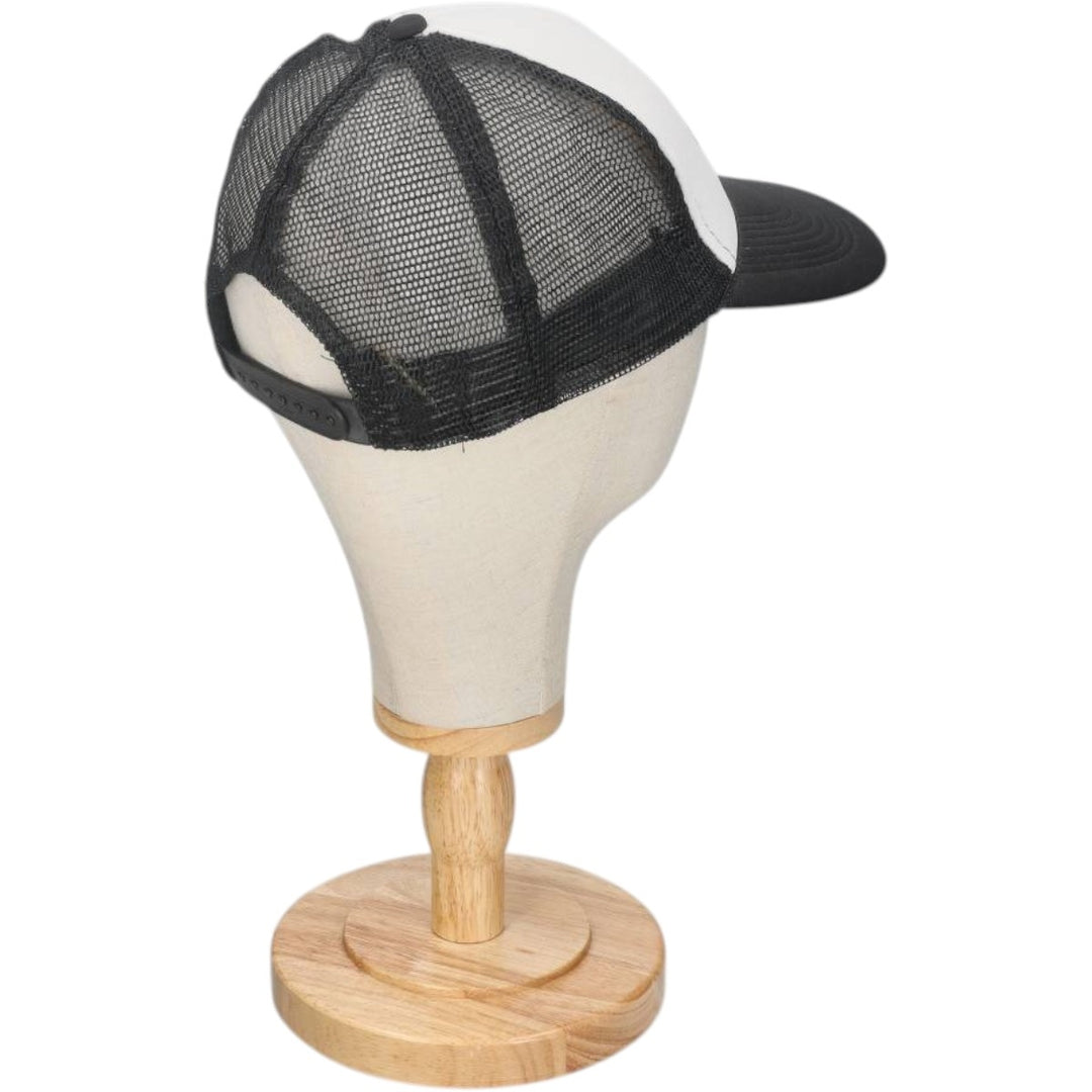 ~90'S Otto Deschütz Two-Tone Advertising Trucker Cap Mesh Cap (One Size Fits All) polyester white type Vintage Second Hand